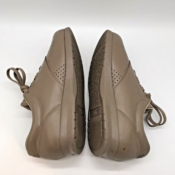 SAS Free Time Taupe Leather Women's 9M Shoes Comfy Lace Up Walking Sneakers - Picture 7 of 11